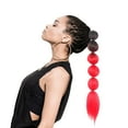 thumbnail image 1 of Extensions de Queue de Cheval Blonde pour Femmes Extension de Queue de Cheval Extra Longue Style Protecteur Queue de Cheval Enveloppante avec Attache pour Cheveux pour Cosplay Quotidien, 1 of 5