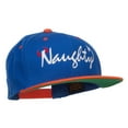 thumbnail image 5 of Naughty Devil Embroidered Two Tone Snapback - Royal Orange OSFM, 5 of 5