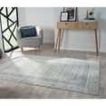 thumbnail image 2 of Madison Park 96x120" Moroccan Bordered Global Woven Fabric Area Rug in Gray, 2 of 8