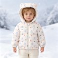 thumbnail image 4 of Enyan Baby Winter Puffer Jacket Toddler Boys Girls Bear Ears Hooded Zipper Up Outerwear Coats, 4 of 8
