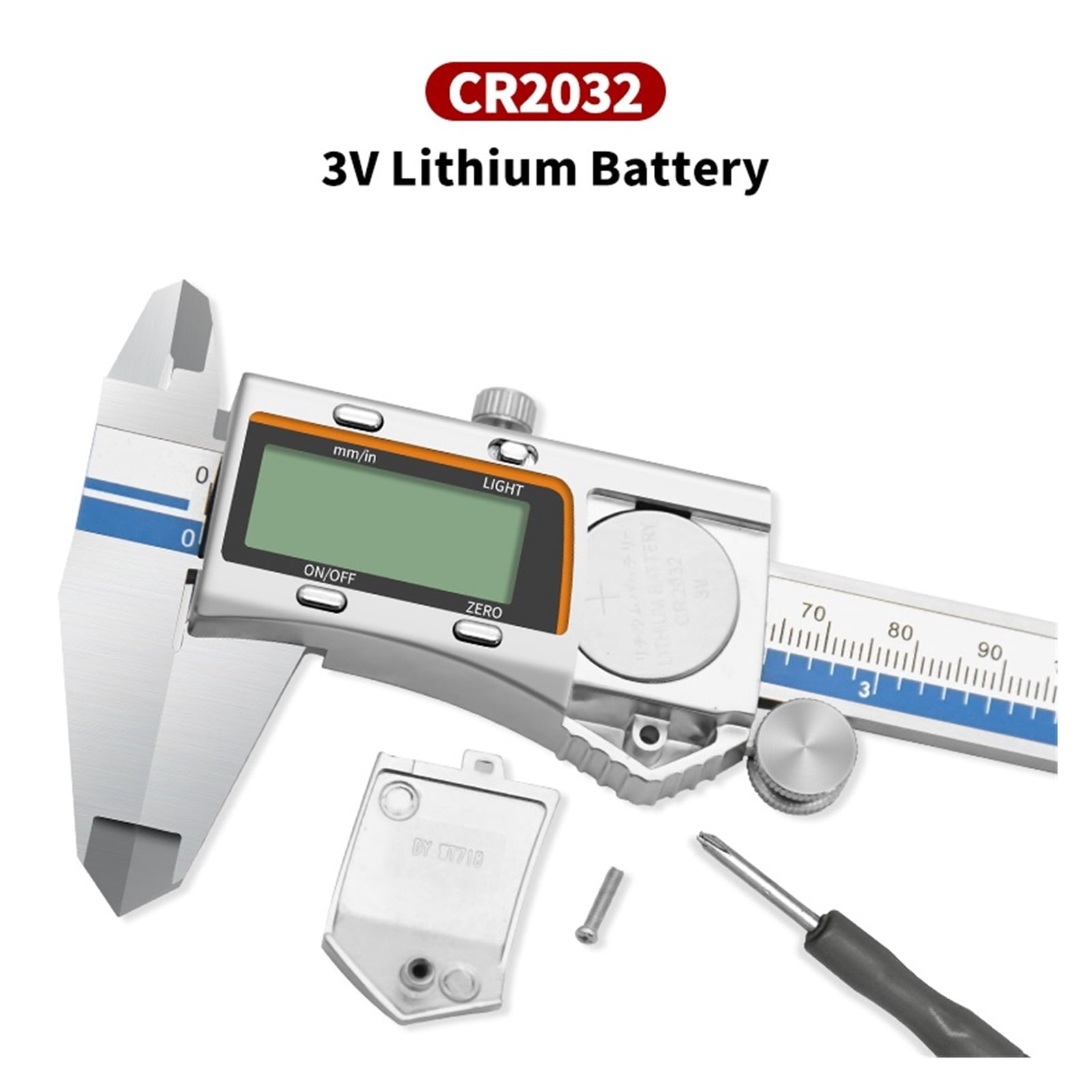 High Precision Electronic Digital Vernier Calipers Measuring Tool 150mm/6 Inch With 50 Mm Backlight LCD Screen Digital Caliper