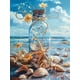 thumbnail image 1 of Kit de pintura de diamantes 5D, kit de diamantes, arte digital de botella de playa, 30*40 cm sin marco, 1 of 4