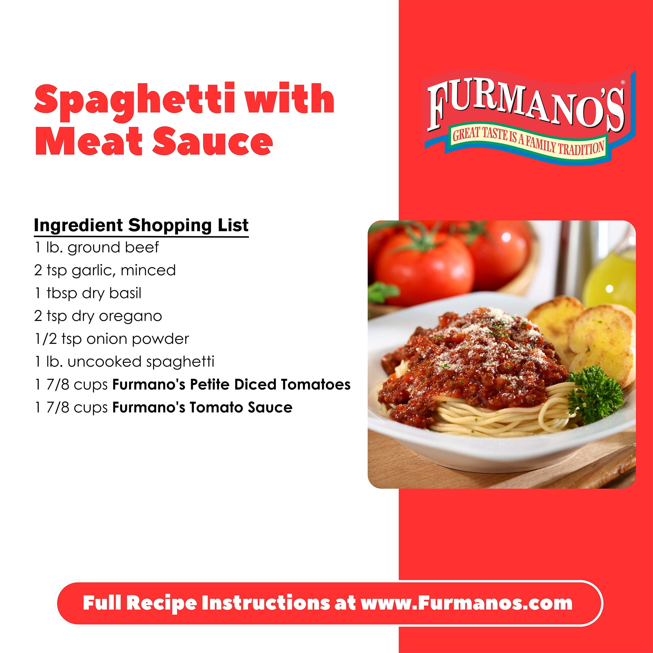 (2 pack) Furmano's Tomato Sauce, 28oz, Can