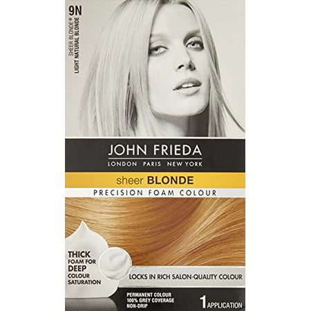 John Frieda Precision Foam Permanent Hair Colour In 9n Light