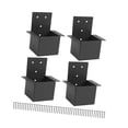 thumbnail image 4 of 4x Guardaces Gazo Gazebo Kit Post Top Rafter Soporte, 4 of 9