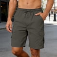 thumbnail image 2 of JAJAHO Mens Casual Cargo Shorts With Multiple Pockets Loose Fit Comfortable Lightweight Outdoor Summer Work Shorts Hiking Travel Daily Wear Stylish Trousers, 2 of 5