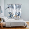 thumbnail image 3 of Blue Coastal Starfish Kitchen Curtains Window Panels, Beach Nautical Shell Eucalyptus Ocean Insulated Window Treatment Curtain, Grommet Curtains for Bedroom/Living Room/Bathroom, 2 Piece 52"Wx84"L, 3 of 8