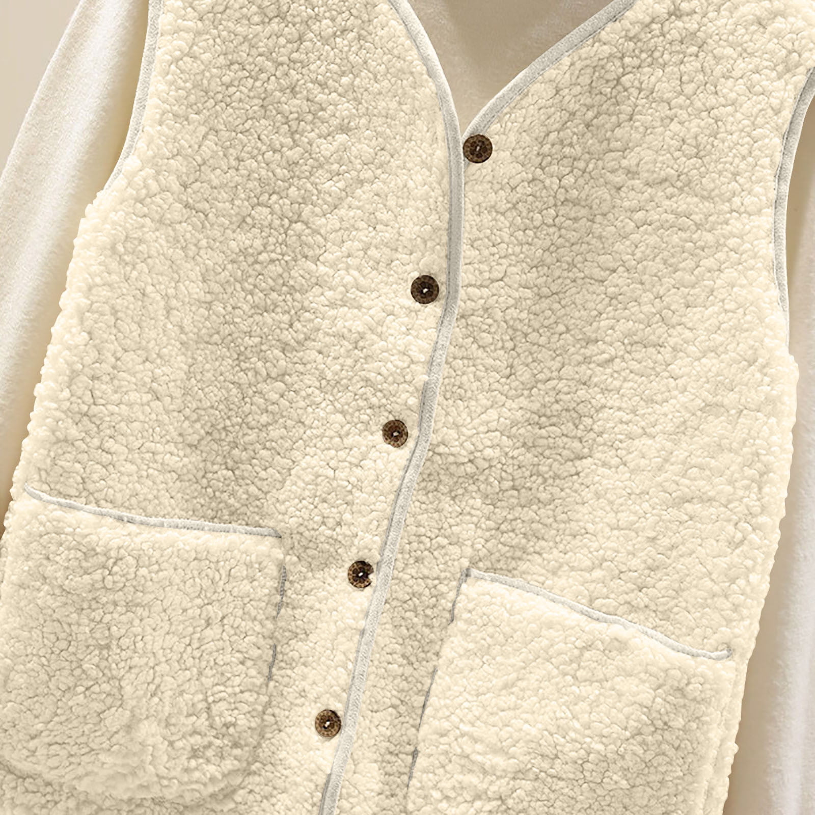 Gilet Polaire Sans Manches Femme - Col Montant Zippé | Chaud Et Doux Pour Automne/Hiver
