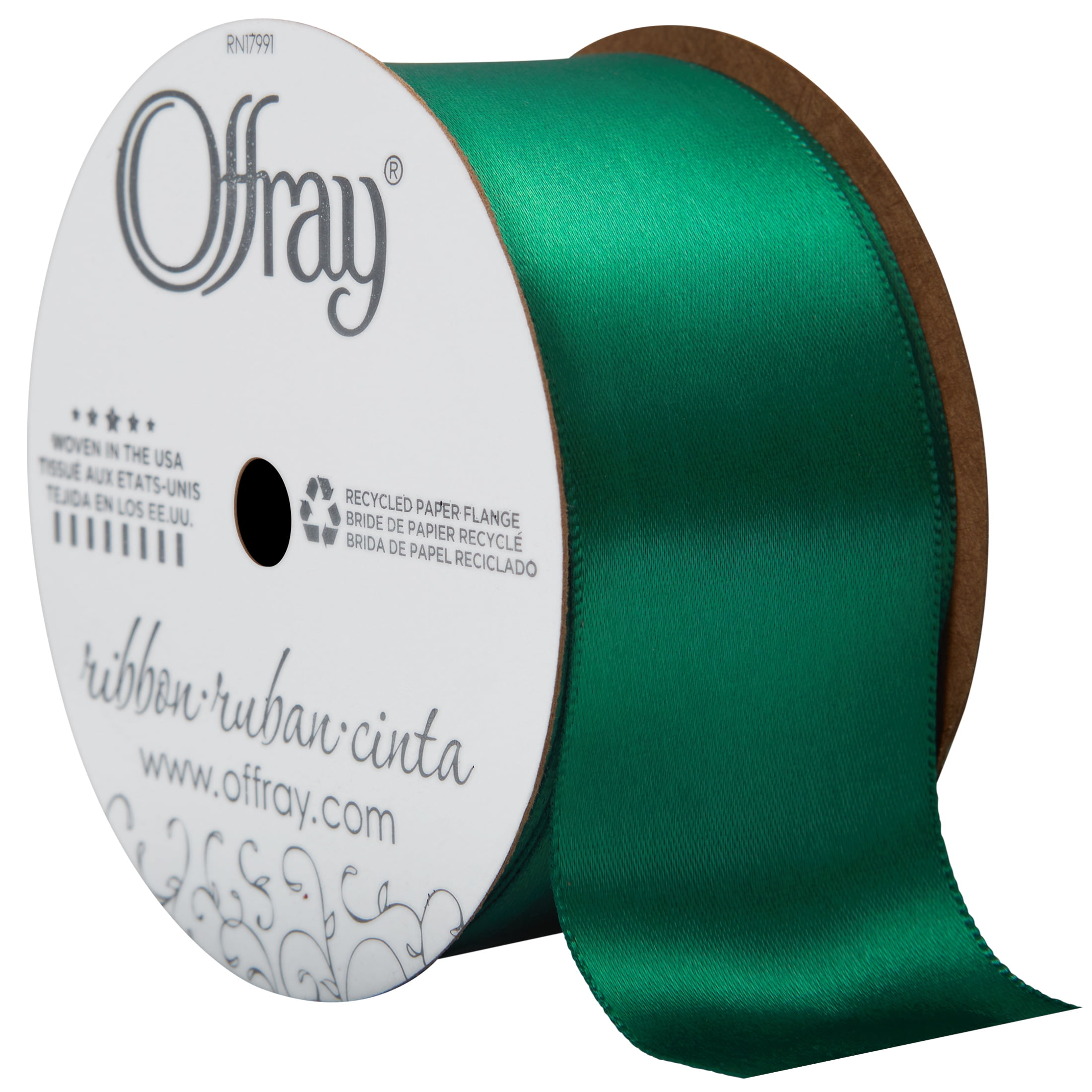(2 pack) Offray Sfsatin Forest 1.5