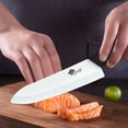 thumbnail image 3 of Ceramic Knife wih Block 10-Piece Sharp Chef Kitchen Knives Set with Fruit Paring Knife and One Peeler, 3 of 7