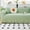 Green, variant on Stretch Sofa Cover Slipcover – Universal Velvet Couch Cover with Skirt, Washable Furniture Protector for 4-Cushion Sofa