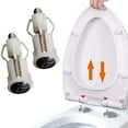 Top Fix Toilet Seat Screws Nut Cover Lid Pan Fixing WC Blind Hole