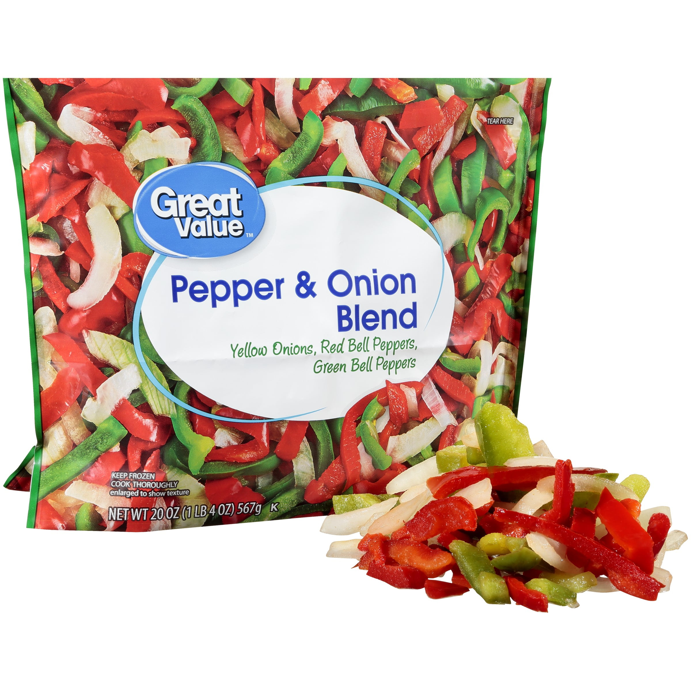 Great Value Pepper Onion Blend 20 Oz Walmart Com