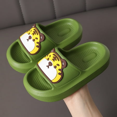 

KEVCHE Children s Cartoon Cute Boys and Girls Non Slip Soft Sole Slippers