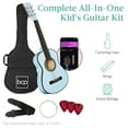 thumbnail image 4 of Best Choice Products 30in Kids Acoustic Guitar Beginner Starter Kit w/ Strap, Case, Strings - Light Blue, 4 of 9