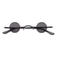 thumbnail image 5 of Gafas de sol punk con protección UV, redondas y montura metálica para hombre y mujer., 5 of 7