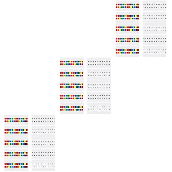 30 Sheets  Sticky Page Tag Removable Alphabet Tab Adhesive Alphabet Tabs Notepad Sticky Page Marker