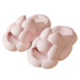 thumbnail image 1 of Zapatilla de verano para mujer Diseño ergonómico Suave antideslizante Agradable para la piel Zapatilla de suela gruesa para citas Viajes al aire libre Rosa 38-39 Adecuado para 37-38, 1 of 8