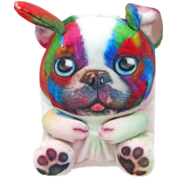 Wild Alive Series 2 Izzy the Rainbow Frenchie Plush