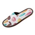 thumbnail image 2 of Unisex Travel Sandals House Slippers Includes Free Storage Bag for Hotel, Travel, Home Colorful Easter Eggs Pattern, 2 of 8