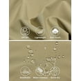 thumbnail image 4 of Little Donkey Andy Men's Lightweight Woven Jacket with Hood Windbreak Water Resistant Sun Protection Softshell Jacket For Runing Hiking Grey Green M, 4 of 7