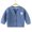 Dark Blue, variant on Boys Girls Long Sleeve Cardigan V-Neck Soft Cotton Loose Fit Kids Button Down Sweater Yellow Size 7