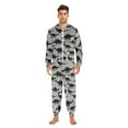 thumbnail image 6 of joogoo Art Dinosaur Silhouettes Unisex Adults Onesies Pajamas Jumpsuits L, 6 of 7