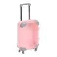 thumbnail image 4 of Mini maleta para niños, ideal para guardar cosméticos y pestañas postizas, fácil de transportar. Rosa, 4 of 9