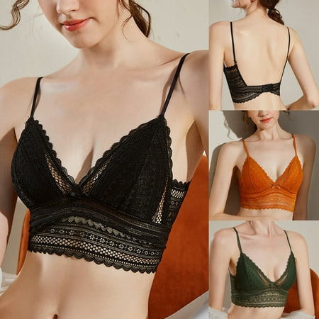 

Rong Yun Women s Fashion Casual Solid Color Shoulder Underwear Nipple Comfortable Bra， White， M(Buy 2 Get 1 Free)