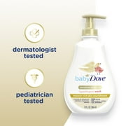 (3 pack) Baby Dove Sensitive Baby Wash For Baby Bath Time Melanin-rich Skin Nourishment Tear-Free And Hypoallergenic ,13 fl oz