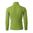 thumbnail image 7 of Sweater Tops For Men Wool Round Neck Bottoming Shirt All Matching High Neck Mens Casual Sweaters,Green,2XL, 7 of 7