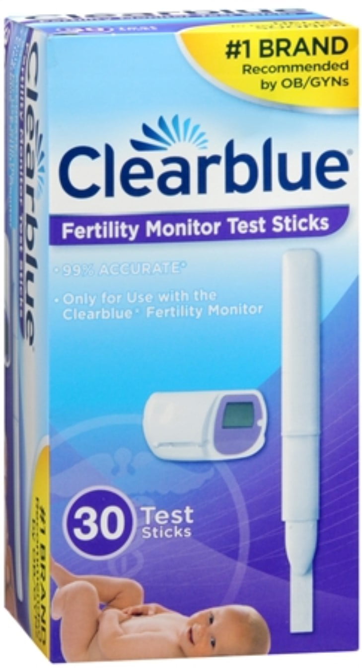 Clear blue ovulation monitor test sticks