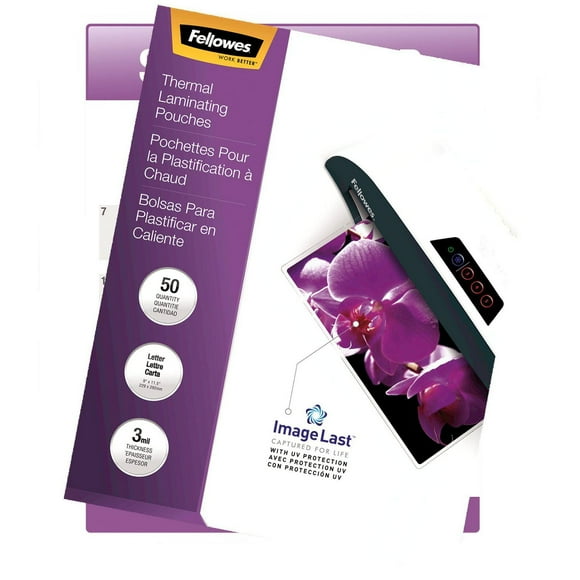 Thermal Laminating Pouches - ImageLast™, Jam Free, Letter, 3 mil, 50 pack