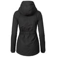 thumbnail image 3 of BlackLWaterproof Abrigo de invierno cálido con capucha Abrigo grueso de algodón con forro polar para mujer, 3 of 3
