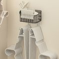 thumbnail image 1 of Drying Rack Clothes Clip Storage Rack No Drilling Wall Mounted Storage Rack Bedroom Miscellaneous Sorting And Storage Box, 1 of 9