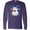 Purple, variant on Inktastic Holiday Snowman Long Sleeve T-Shirt