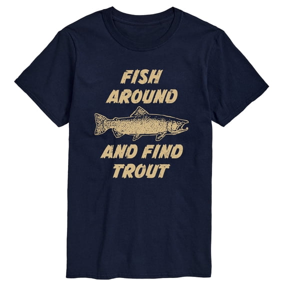 Instant Message - Fish Around Short Sleeve Graphic T-Shirt