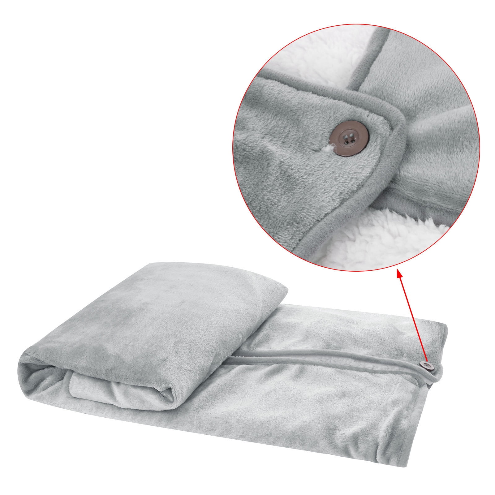 Hohaski USB Heated Warming Shawl Lap Blanket - Warm Heated Throw Blanket, Suitable for Home Car office, Soft Comfortable Fast Heating Cold Weather Use
