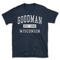 thumbnail image 1 of Goodman Wisconsin Classic Established Men's Cotton T-Shirt, 1 of 1