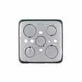 thumbnail image 5 of Pack 10 Pzs Caja Metalica Tipo Cuadrada Acero 4x4 Pulg plateado 4 pulgadas, 5 of 5