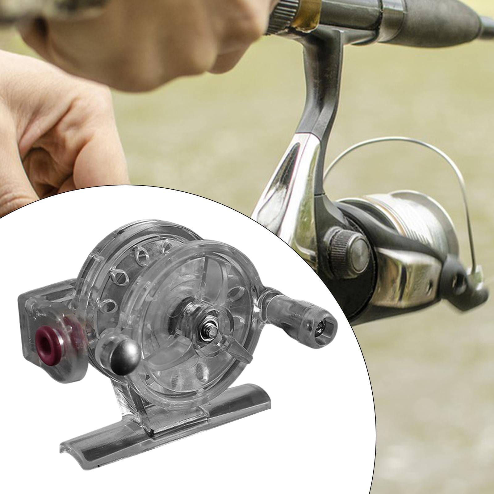 baitcasting reel ice fishing DYNWAVECA Ice Fishing Reel Baitcaster Reel Ice Fishing Equipment Baitcasting  Reel Ice Reel for Rivers Saltwater Boat Fishing Reservoirs Large