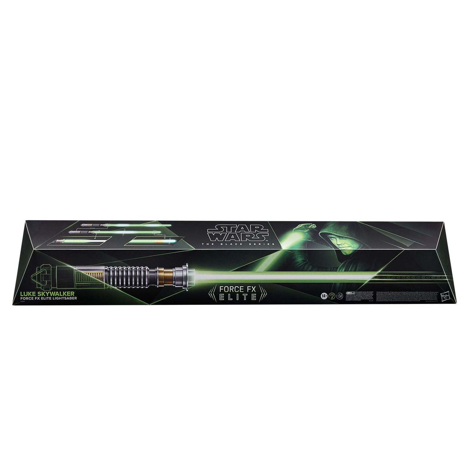 Star Wars The Black Series Luke Skywalker Force FX Elite Electronic Lightsaber with Advanced LED and Sound Effects, Adult Roleplay Item