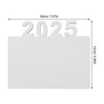 thumbnail image 2 of IFANLANDOR 2025 Graduation Picture Frame White Sublimation Blanks Frame 1Set Heat Transfer Technology Home Decor, 2 of 7