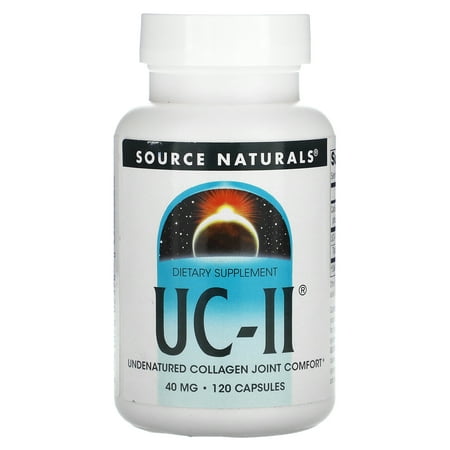 Source Naturals - UC-II - Undenatured Collagen Joint Comfort 40 mg. - 120 Capsules