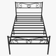 thumbnail image 2 of Marco de Cama King Size con Cabecera y Pie de Cama - Base de Metal con Soporte de Varillas, No Necesita Box Spring, Fácil Armado, 2 of 12