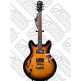 thumbnail image 2 of Oscar Schmidt Left Hand OE30 Delta King Electric Guitar, Sunburst, OE30TSLH, 2 of 9