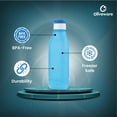 thumbnail image 2 of oliveware Triangular Range Premium PET Water Bottle, BPA Free & Leak Proof, 1 Litre Bottle, Better Grip, for Home & Office Use, Set of 6 (Blue), 2 of 4