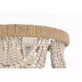 thumbnail image 5 of Living District Jolie 12 Inch Beaded Flush Mount In Antique White, 5 of 8