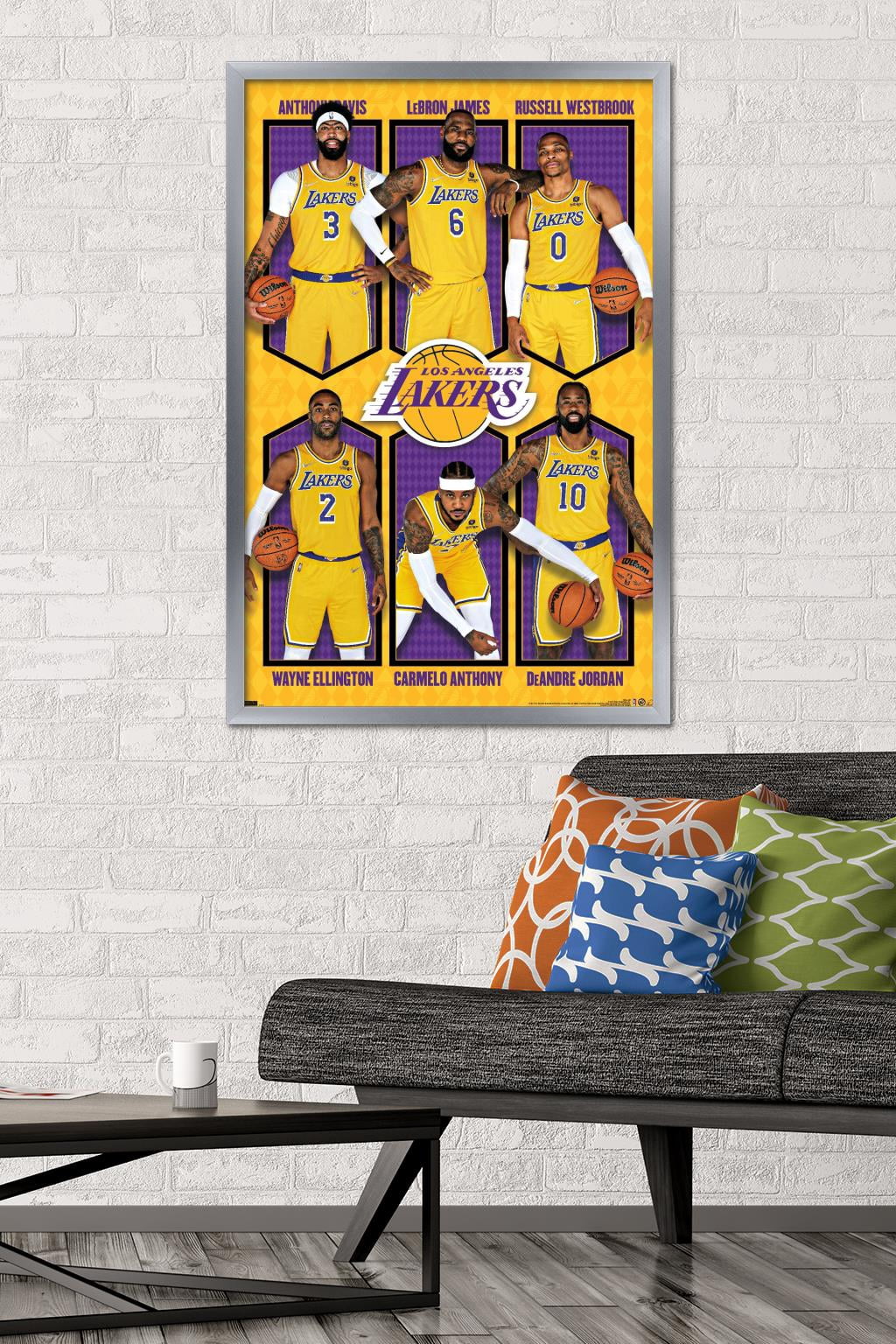 NBA Los Angeles Lakers - Team 21 Wall Poster, 22.375" x 34" Framed