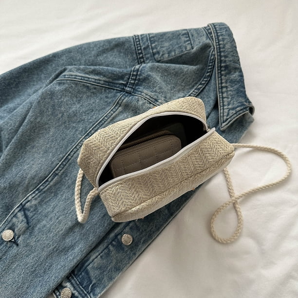 Bolsa de compras Hobo 2023, Bolsas informales para mujer, bandolera tejida en forma de corazón con amor Likrtyny Para Estrenar
